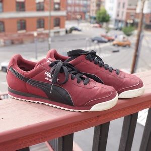 Puma Roma Burgundy Sneakers